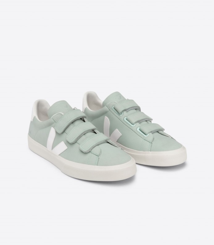 Veja Recife Nubuck Matcha White