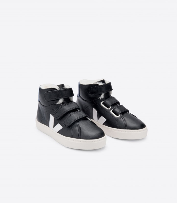 Veja Esplar Mid Fured Chromefree Black White Cobalt