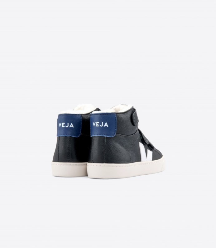Veja Esplar Mid Fured Chromefree Black White Cobalt