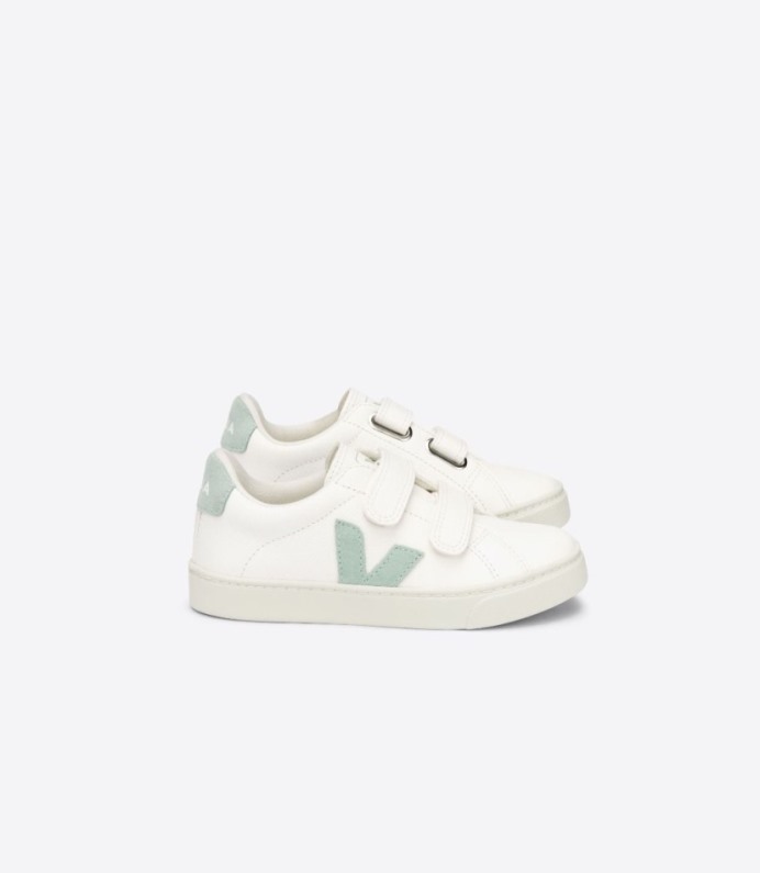 Veja Esplar Chromefree Couro Branco Matcha