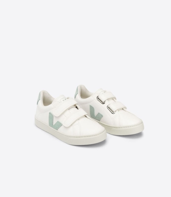Veja Esplar Chromefree Couro Branco Matcha