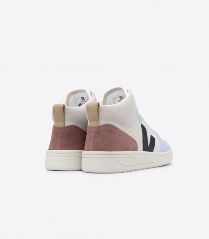 Veja V-15 Suede Multico Natural Black