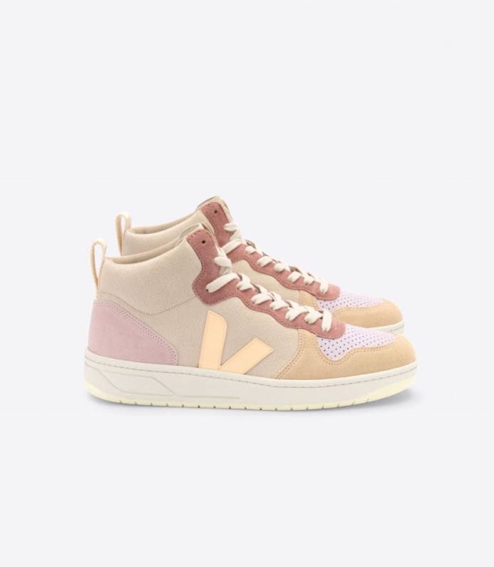 Veja V-15 Suede Multico Peach