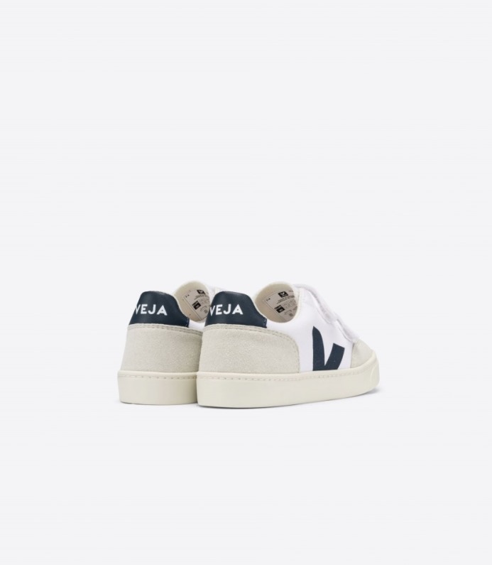 Veja V-12 Canvas White Nautico Natural