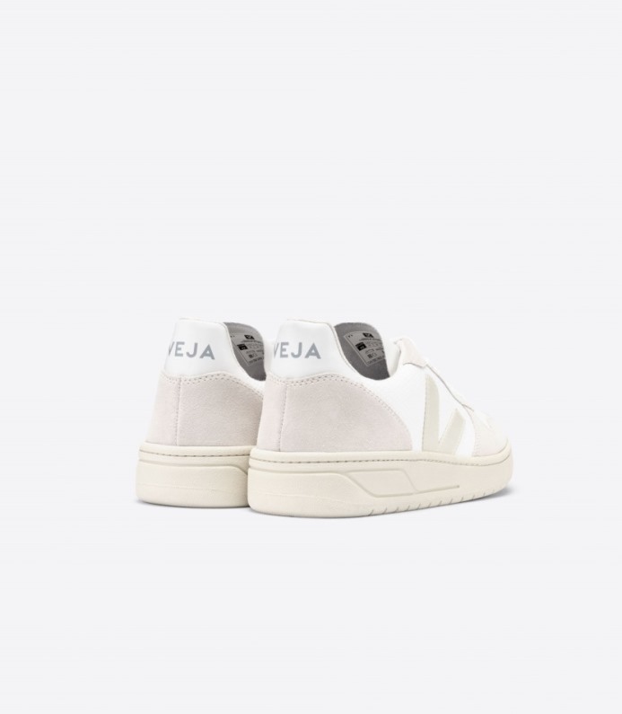 Veja V-10 B-mesh White Natural Pierre