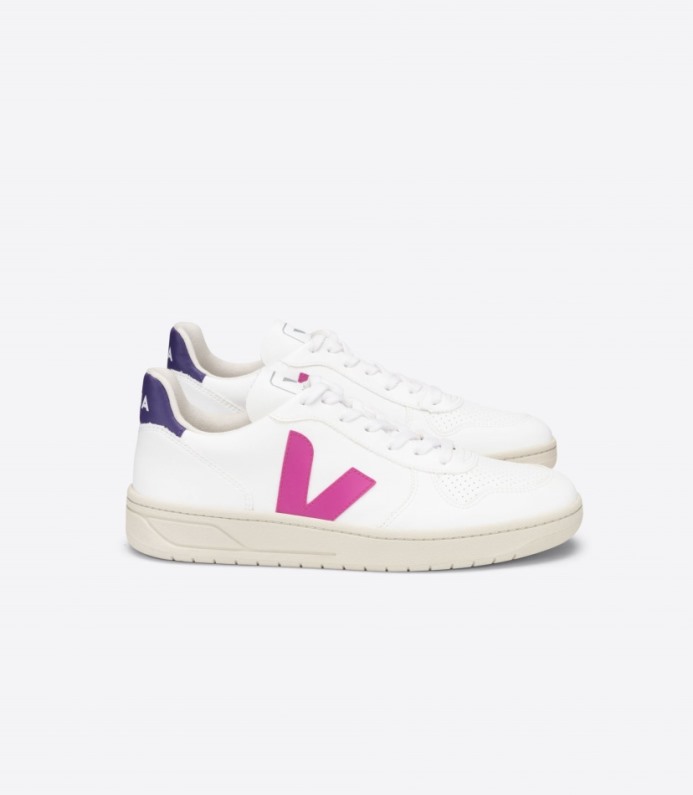 Veja V-10 Cwl Branco Ultravioleta Roxo
