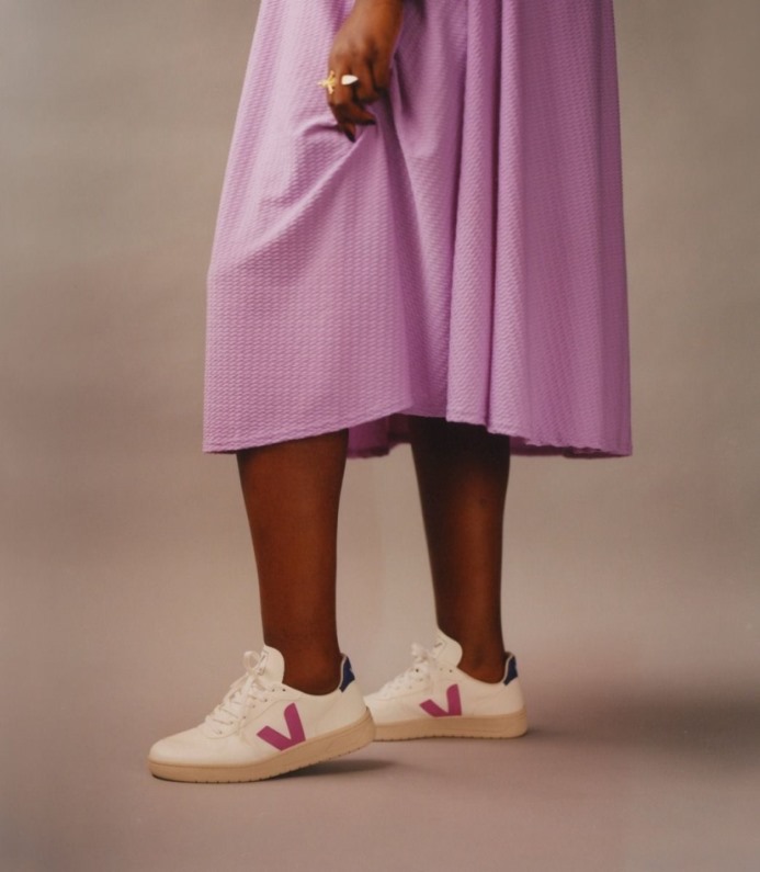 Veja V-10 Cwl Branco Ultravioleta Roxo