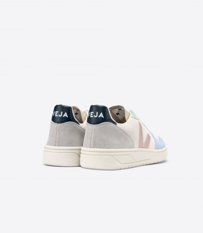 Veja V-10 Suede Multico Natural Babe