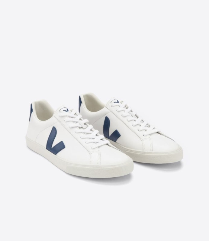 Veja Esplar Leather White Cobalt