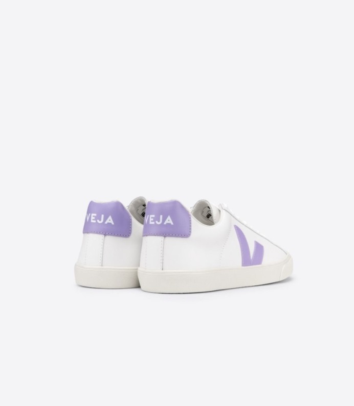 Veja Esplar Leather White Lavande