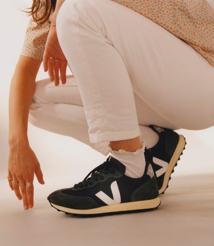 Veja Rio Branco Alveomesh Black White Oxford Grey