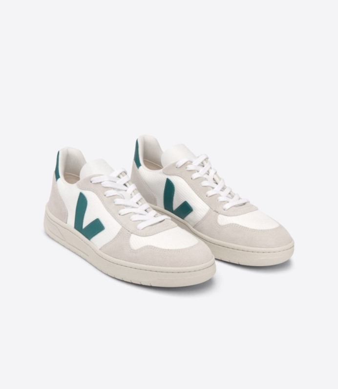 Veja V-10 B-mesh Branco Bretanha
