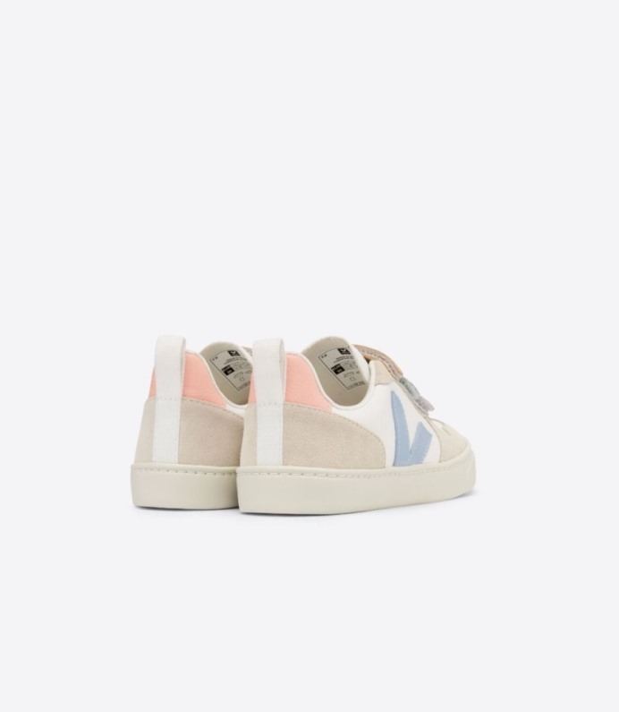 Veja V-10 Chromefree Multico Branco Azul