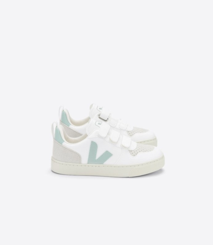 Veja V-10 Cwl Matcha Branco