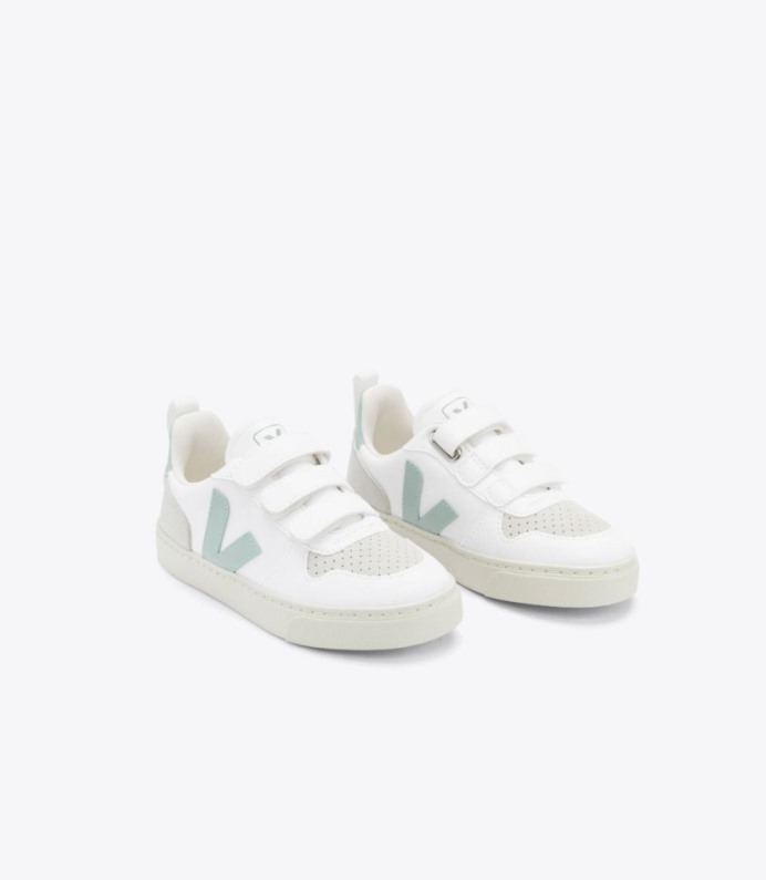 Veja V-10 Cwl Matcha Branco