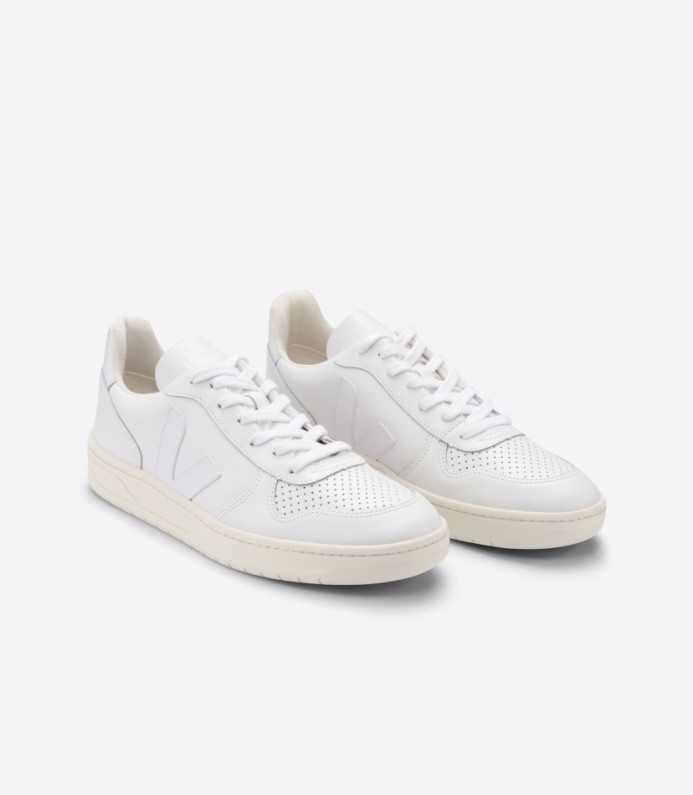 Veja V-10 Leather White