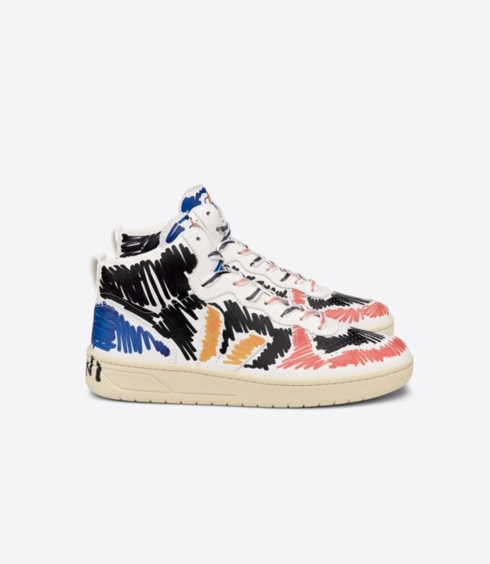 Veja V-15 Leather Veja X Marni Black