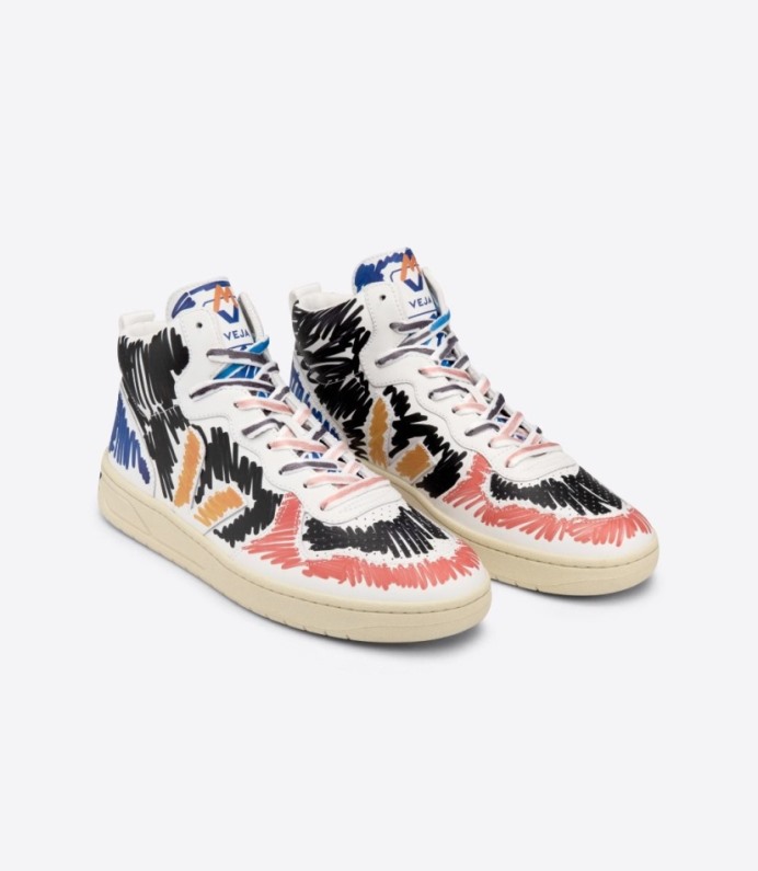 Veja V-15 Leather Veja X Marni Black