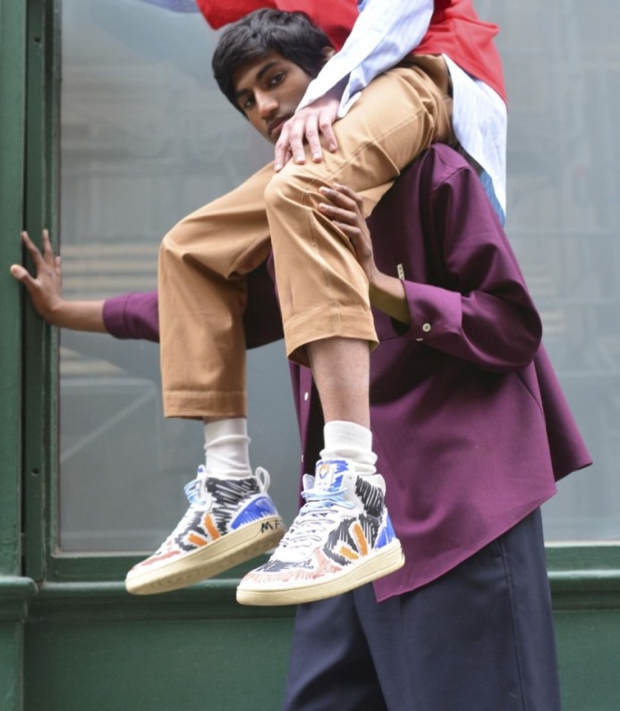 Veja V-15 Leather Veja X Marni Black